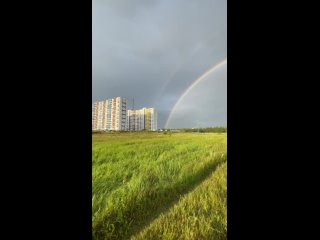 😍В небе над Уфой после дождя появилась радуга 
 
🌈Красивые снимки от наших подписчиков! 
 
А какая у вас..