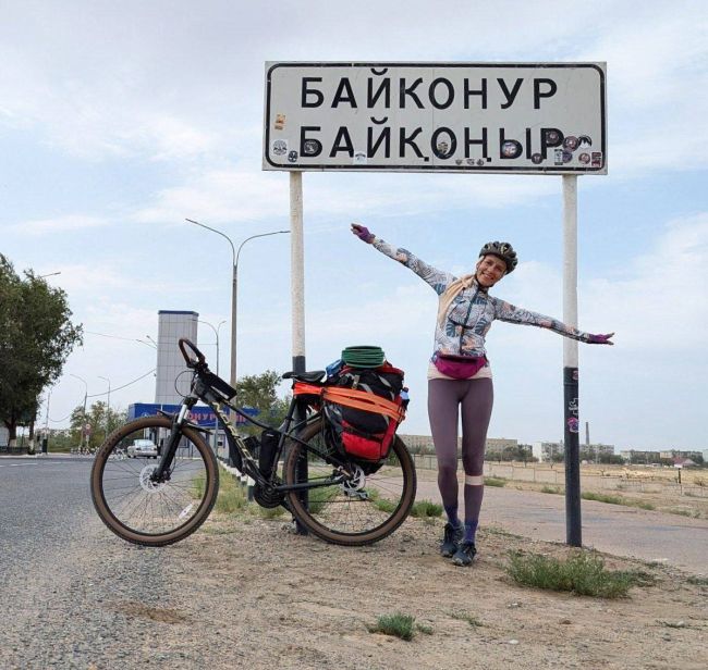 🚴‍♀Уфимка на велосипеде добралась до Байконура 
 
Ксения Салазанова завершила велосипедную экспедицию из..