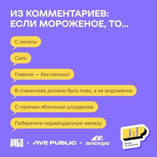 Недавно мы с вами [https://vk.com/wall-36039_10073515|проводили опрос] о любимом мороженом 🍨 
 
Наши коллеги из медиа..