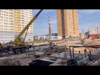 Новая дорога соединила Московское шоссе и Ново-Садовую в Самаре 

Реконструкция проезжей части на улице 22..