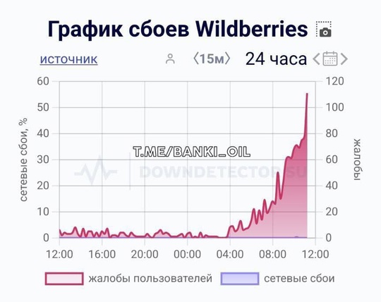 Wildberries  в  режиме  "черного  ящика":  масштабный  сбой  по  всей  стране!  ⚡️

У маркетплейса  произошел ..