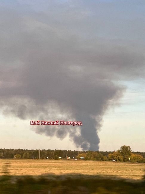 Мусорный полигон горит в Городецком районе. Огонь охватил восемь тысяч квадратных..