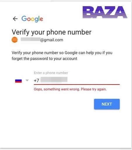 ‼️Google не дает регистрировать новый акканут на российские телефонные номера. 

Сервис выдает ошибку для всех..