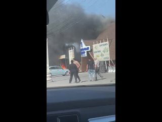 Ещё видео пожара на Николаевском..