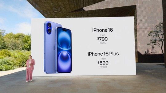 Представлен новый iPhone 16 в пяти цветах. 
 
— Камеры ещё лучше 
— Новый процессор А18. Ещё мощнее iPhone 15 
—..