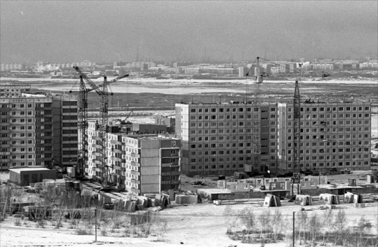 Ретроспектива. Омск. 1980-1981 гг. Строительство на Левом..