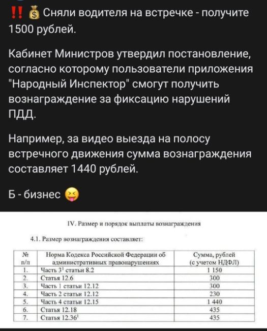 ‼️В ходе [https://vk.com/wall-69295870_1773109|мониторинга социальных сетей] автоинспекторами была выявлена публикация, на..