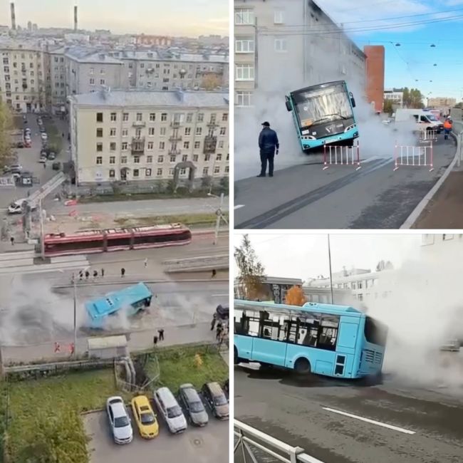 В Петербурге провалился под землю лазурный автобус 

Очередной прорыв произошёл сегодня утром на..