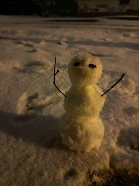 Первый снег в Нижнем..