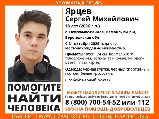 В поисках 18-летнего Сергея Ярцева, который пропал 22 октября, были задействованы силы в районе реки..