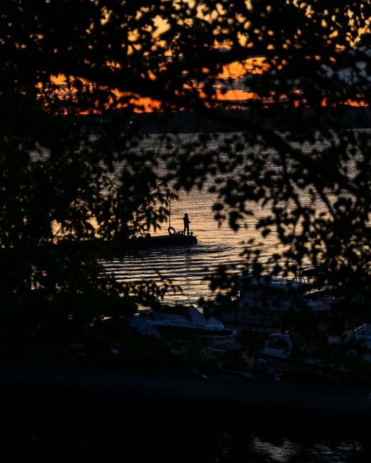 Вечер. Волга. Самара..