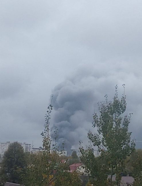 Центральнвй рынок горит в Ногинске.

Площадь пожара 3000 кв.м. Пожарные локализовали огонь, пострадавших..