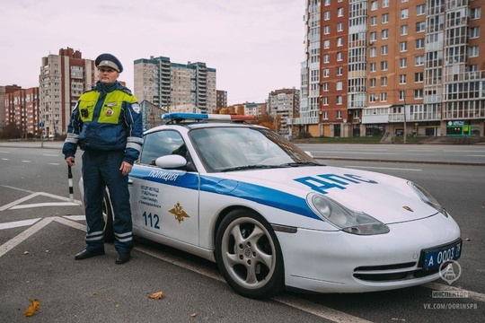 🏎ДПС на Porsche можно увидеть в Приморском..