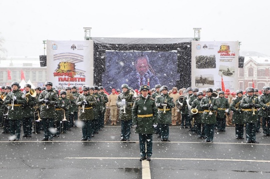 Кадры с Парада Памяти в..