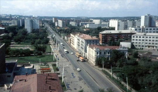 Ретроспектива. Омск. 1978 год. Улица Красный..