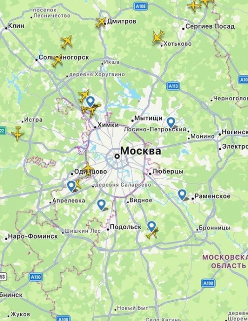 ⚡️ К этой минуте над Московской областью сбито уже 32 БПЛА

В сети распространяются кадры горящих в..