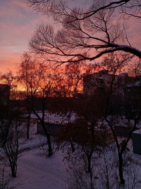 Сегодня в Омске был невероятно красивый закат😍

Кому ещё удалось его..