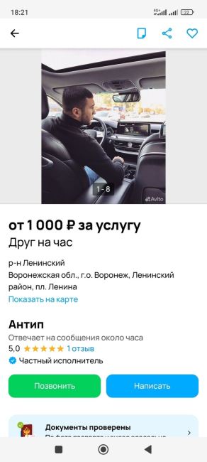 В Воронеже становится всё более популярной услуга «собутыльница на час» и «друг на..