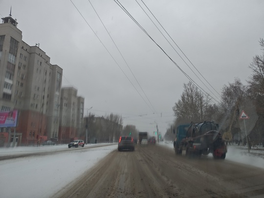 Снова снег неожиданно пошёл для дурачков из дорожного..