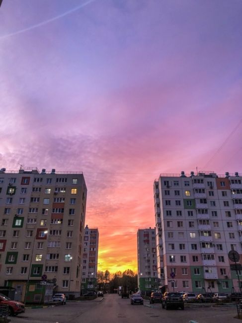 А ведь всего лишь две недели назад (22 октября) был вот такой беспечный розовый вечер в Бурнаковской низине.....