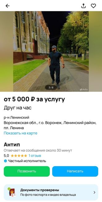 В Воронеже становится всё более популярной услуга «собутыльница на час» и «друг на..