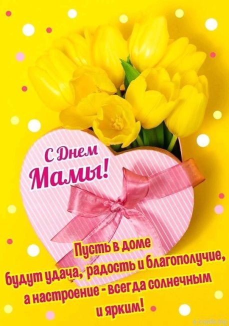 Сегодня вся страна отмечает День матери 💐

В этот день хочется пожелать каждой маме безграничного счастья,..