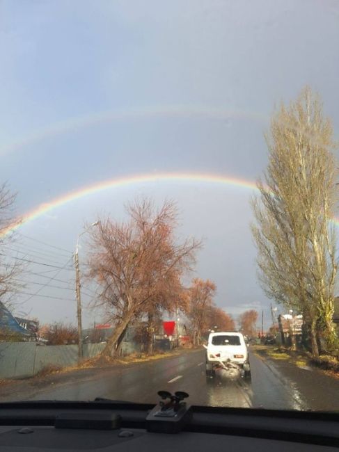 Радуга после дождя в..