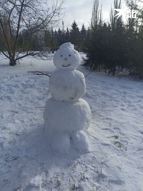 Пока кто-то ругается на плохо очищенные от снега дороги, креативные новосибирцы лепят снеговиков и делятся..