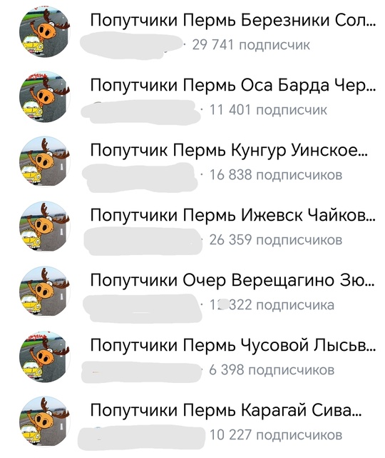 ‼ Наши друзья продают группы попутчиков, обратите на это внимание.

Данный сообщества объединяют огромное..