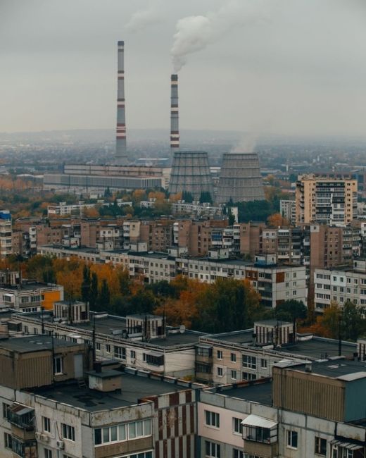 Поздняя осень в городе..