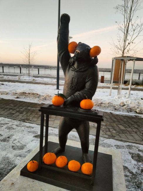 Мандариновое нашествие на пермских медведей 🍊🍊🍊

Фото: Оксана..