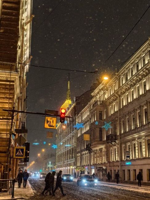 ☃️Настоящая зима наконец-то пришла в Петербург

С вечера пятницы в городе выпало почти 40% от месячной нормы..