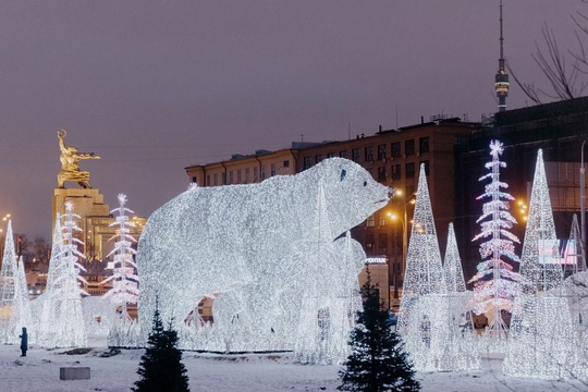 Как украсили Москву к Новому году. Фотогалерея..