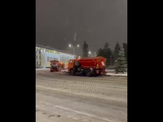 ❄В Нижнем Новгороде из-за обильного снегопада, снежных заносов и гололедицы объявлен режим повышенной..