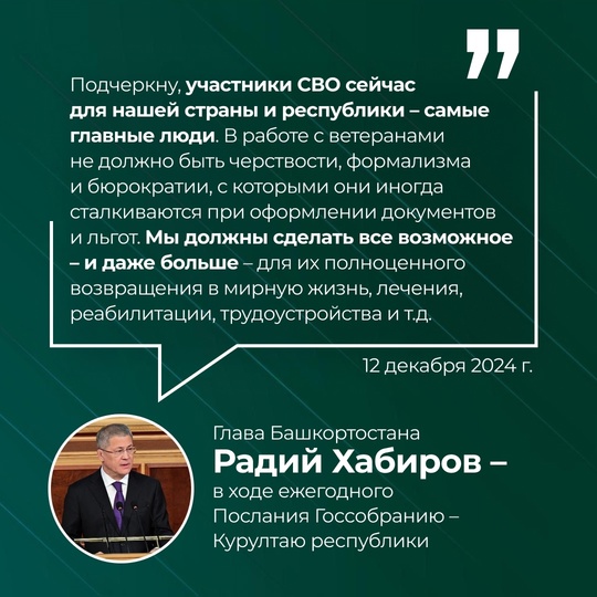 Что сказал Радий Хабиров в ежегодном послании к Госсобранию – Курултаю Башкирии. Основные тезисы в..