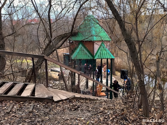 В Волгограде благоустроили святой источник апостола Иоанна Богослова, притягивающий волгоградцев целебным..