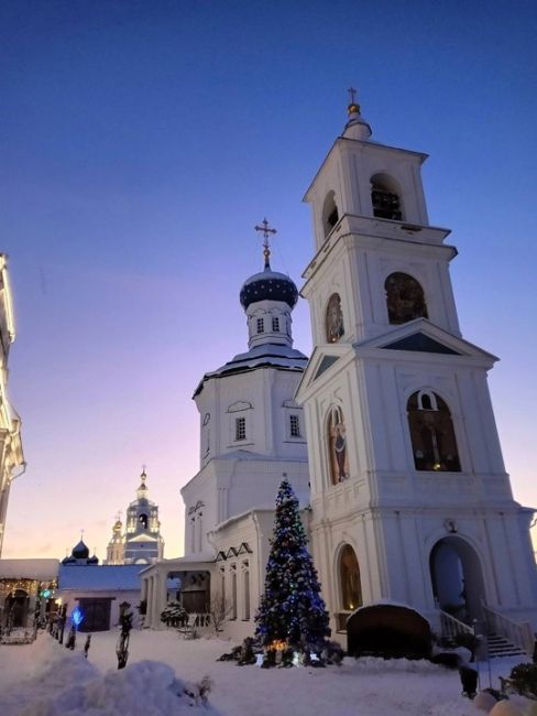 🗣️ Красота перед рассветом в арзамасском монастыре

Фото: Арзамасский Николаевский женский..